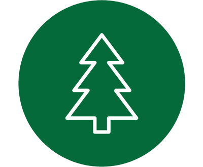 Christmas tree (dk green)