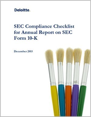 SEC Compliance Checklist — General 
