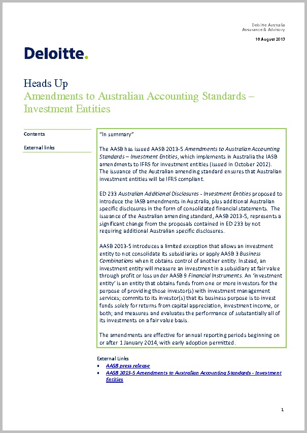 spiller Vag Teoretisk Heads Up — Amendments to Australian Accounting Standards – Investment  Entities