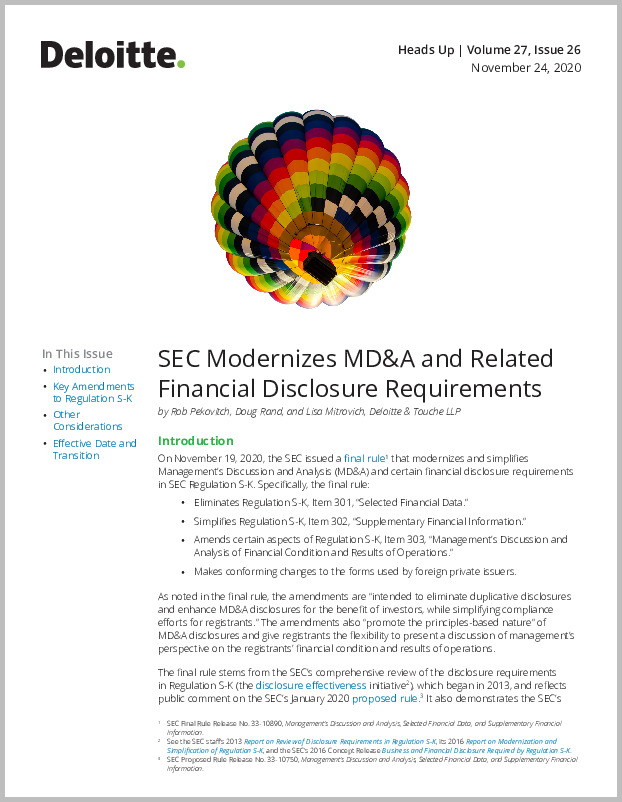 heads up sec modernizes md a and related financial disclosure requirements equity bank statements 2018 define fund flow